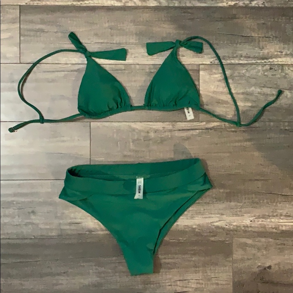 Shein green bikini
